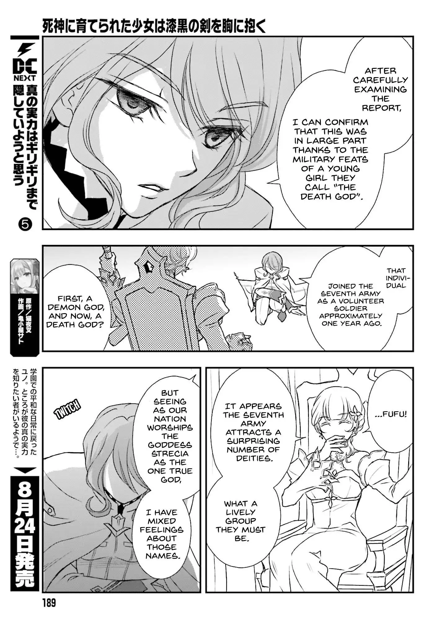 Shinigami ni Sodaterareta Shoujo wa Shikkoku no Tsurugi wo Mune ni Idaku Chapter 40 19